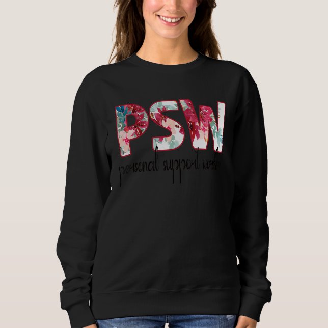 Sweatshirt Jour du collaborateur du support personnel Psw (Devant)