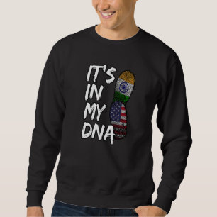 Sweatshirt Jour du drapeau fier de l'Inde F Hindi Sikh Amériq