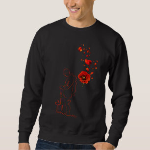 Sweatshirt Jour du Souvenir Pavot de peur d'oublier le Canada