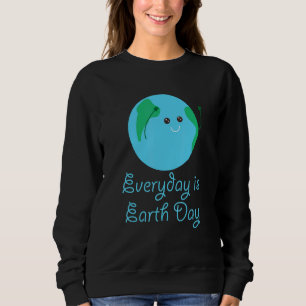 Sweatshirt Journée de la Terre Cool aime la sensibilisation à