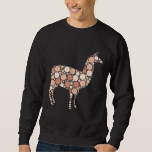 Sweatshirt Journée internationale des points Polka Dot Llama