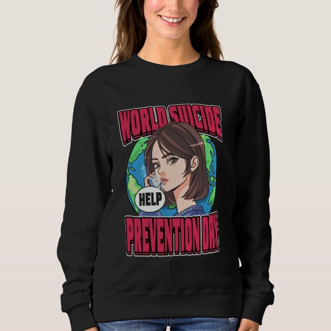 Sweatshirt Journée mondiale de prévention du suicide - Sensib (Devant)