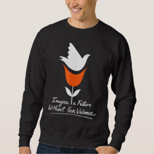 Sweatshirt Journee Porter Orange Imaginez Un Avenir Sans Viol