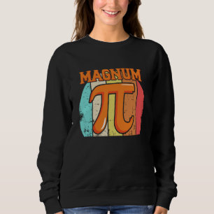 Sweatshirt Journée vintage Pi Rétro Magnum Pi Prof de maths É