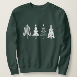 Sweatshirt Jours fériés de Noël, la sueur des sapins de Noël