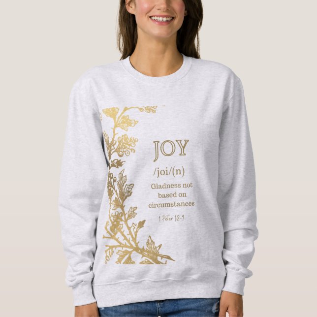 Sweatshirt Joy Definition (Devant)