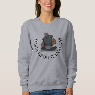 Sweatshirt Joyeuse Chemise de Jour de la Marmotte