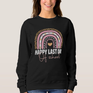 Sweatshirt Joyeuse Dernière Journée D'Enseignant Diplôme D'Ét