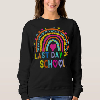 Sweatshirt Joyeuse Dernière Journée D'Enseignant Diplôme D'Ét