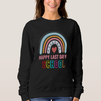 Sweatshirt Joyeuse Dernière Journée D'Enseignant Diplôme D'Ét