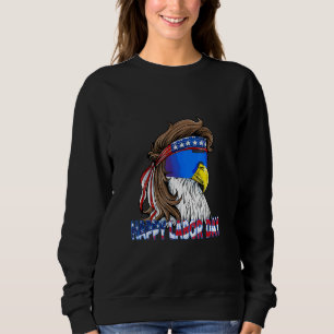 Sweatshirt Joyeuse fête du Travail Mullet Eagle Joyeuse fête 
