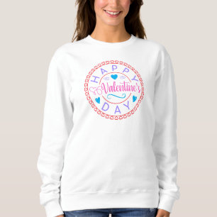 Sweatshirt Joyeuse Saint-Valentin Cercle Design-67127