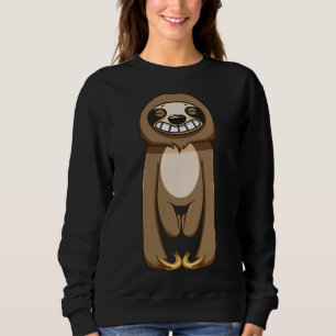 Sweatshirt Joyeuse Sloth mignonne Sloth ajustée