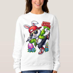 Sweatshirt Joyeuses Pâques Frangin Lunettes de soleil Cool Bu
