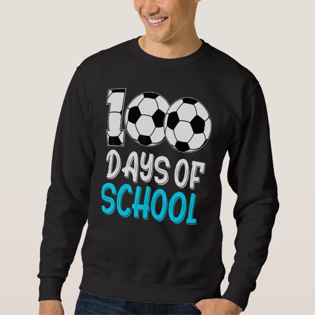 Sweatshirt Joyeux 100 Jours D'École 100E Jour Enseignant De F (Devant)