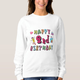Sweatshirt Joyeux 2e anniversaire 2 an surprise