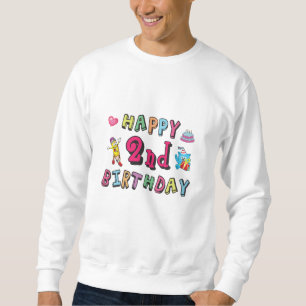 Sweatshirt Joyeux 2e anniversaire 2 an surprise