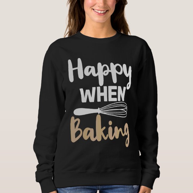 Sweatshirt Joyeux à la cuisson de Cuisine boulangerie 1 (Devant)