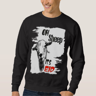 Sweatshirt Joyeux Aïd Adha Moubarak Cool Islamique Oh mouton
