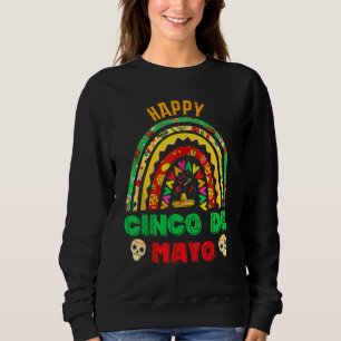 Sweatshirt Joyeux Cinco De Mayo Rainbow Viva Mexico Party Mex