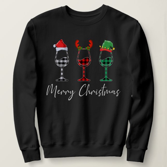 Sweatshirt Joyeux costumes de Noël (Design devant)