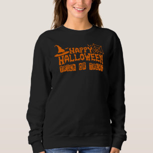 Sweatshirt Joyeux coup d'Halloween ou traiter les femmes
