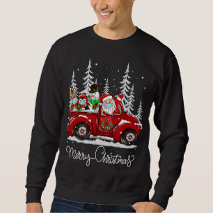 Sweatshirt Joyeux Escadron de Noël Père Noël Masque Visage Ca