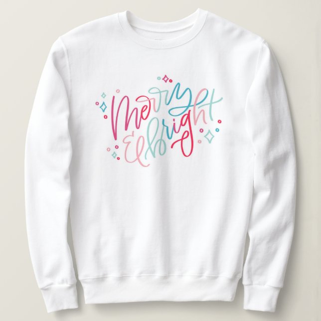 Sweatshirt Joyeux et brillant courrier (Design devant)