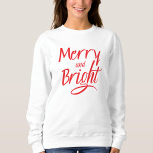 Sweatshirt : Joyeux et Lumineux (blanc)