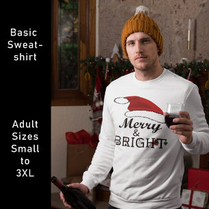 Sweatshirt Joyeux et lumineux Noël au Père Noël