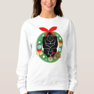 Sweatshirt joyeux gorille de noël