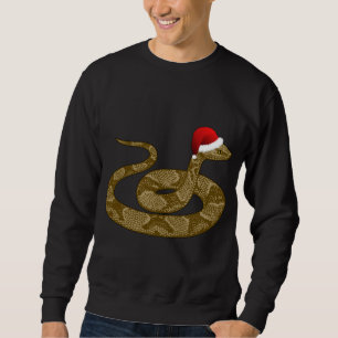 Sweatshirt Joyeux Hissmas Noël Santa Hat Cuperhead Snake