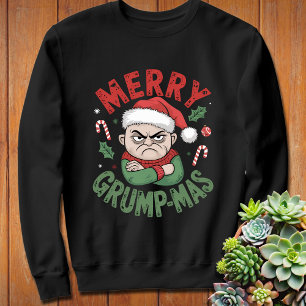 Sweatshirt Joyeux Joyeux Joyeux Grump-mas
