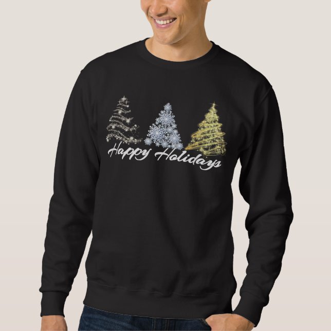 Sweatshirt Joyeux Noël Arbre Festif (Devant)