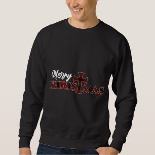 Sweatshirt Joyeux Noël - Christ Cross Religieux Noël Buff