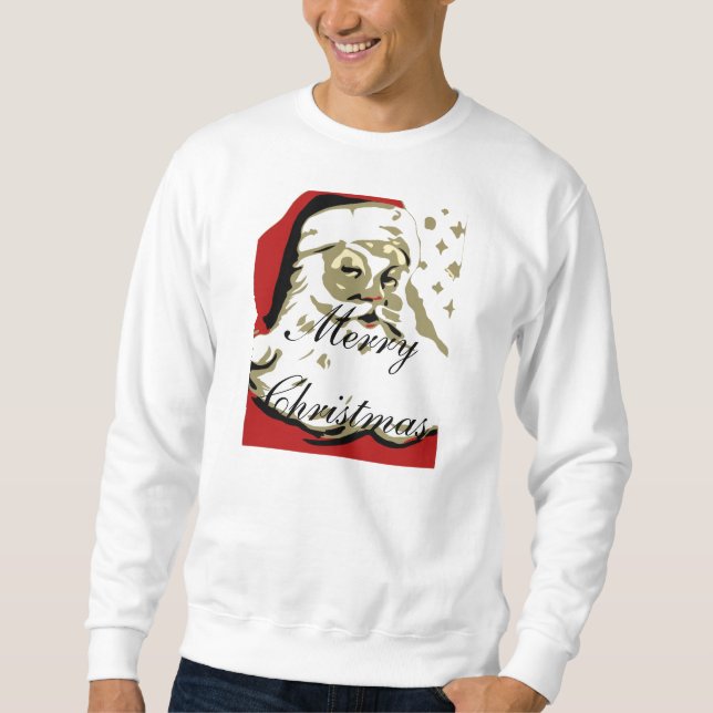 Sweatshirt Joyeux Noël de Père Noël (Devant)