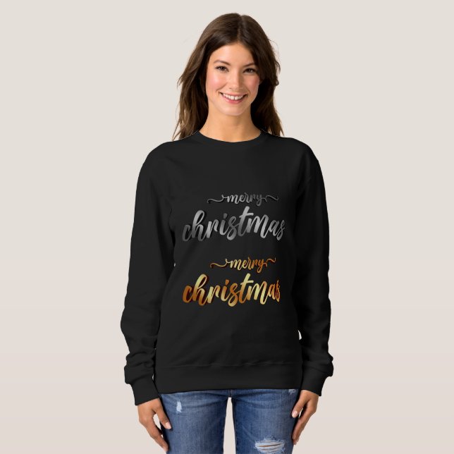 Sweatshirt Joyeux Noël femmes ,s  (Devant entier)