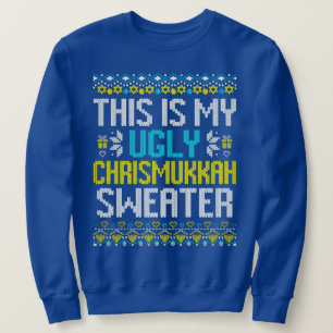 Sweatshirt Joyeux Noël juif Chrismukkah Hanoukka