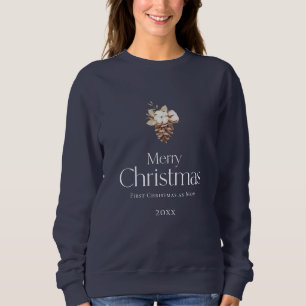 Sweatshirt Joyeux Noël - Premier Noël en maman