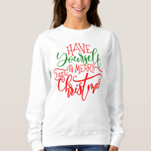 Sweatshirt Joyeux Noël Rouge Vert