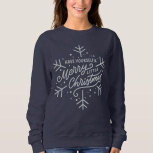 Sweatshirt Joyeux petit Noël - Flocon de neige
