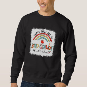 Sweatshirt Joyeux Premier Jour De 3E Arc-En-Ciel De Troisième