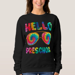 Sweatshirt Joyeux Premier Jour De L'École Bonjour Préscolaire