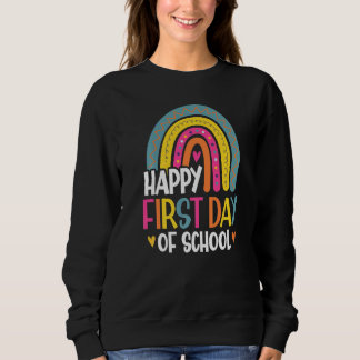 Sweatshirt Joyeux Premier Jour De L'École Enseignants Enfants