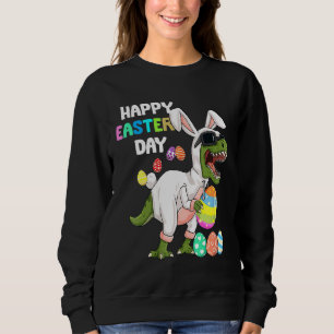 Sweatshirt Joyeux Rex Dinosaure Jour de Pâques OEuf lapin de