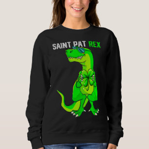 Sweatshirt Joyeux St Pat T Rex Saint Patrick's Day Dinos Drôl