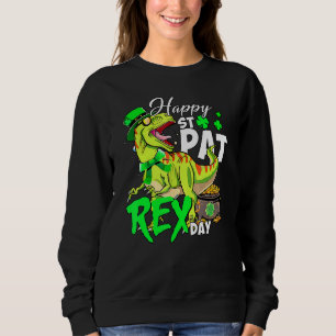Sweatshirt Joyeux T Rex Saint Patrick S Day Dinosaur Garçons