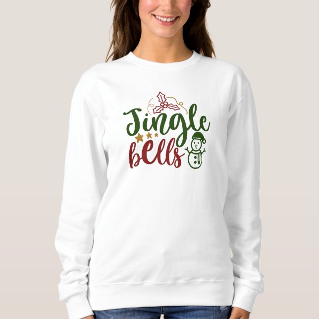 Sweatshirt joyeux t-shirt noël (Devant)