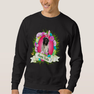 Sweatshirt Joyeux Terre-Neuve-et-Labrador de Pâques portant d