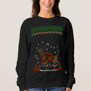 Sweatshirt Joyeux Weiner Noël Dachshund Chien Noël Dachshund
